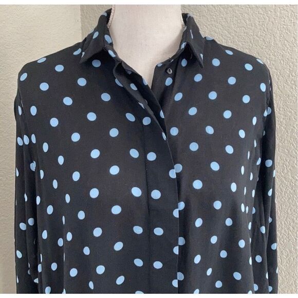 Zara Woman Oversized Drop Waist Polka Dot Tunic Size Medium - Picture 11 of 11